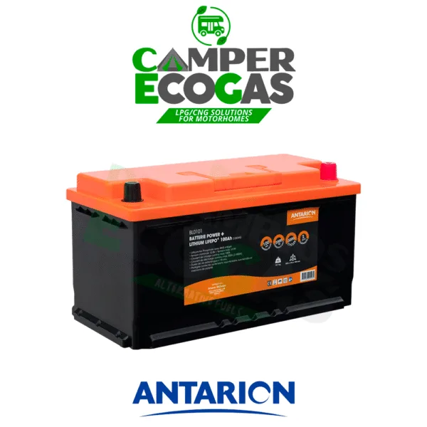 Antarion-Batería-de-Litio-100Ah-POWER-+-Bluetooth Antarion Batería de Litio 100Ah POWER + Bluetooth