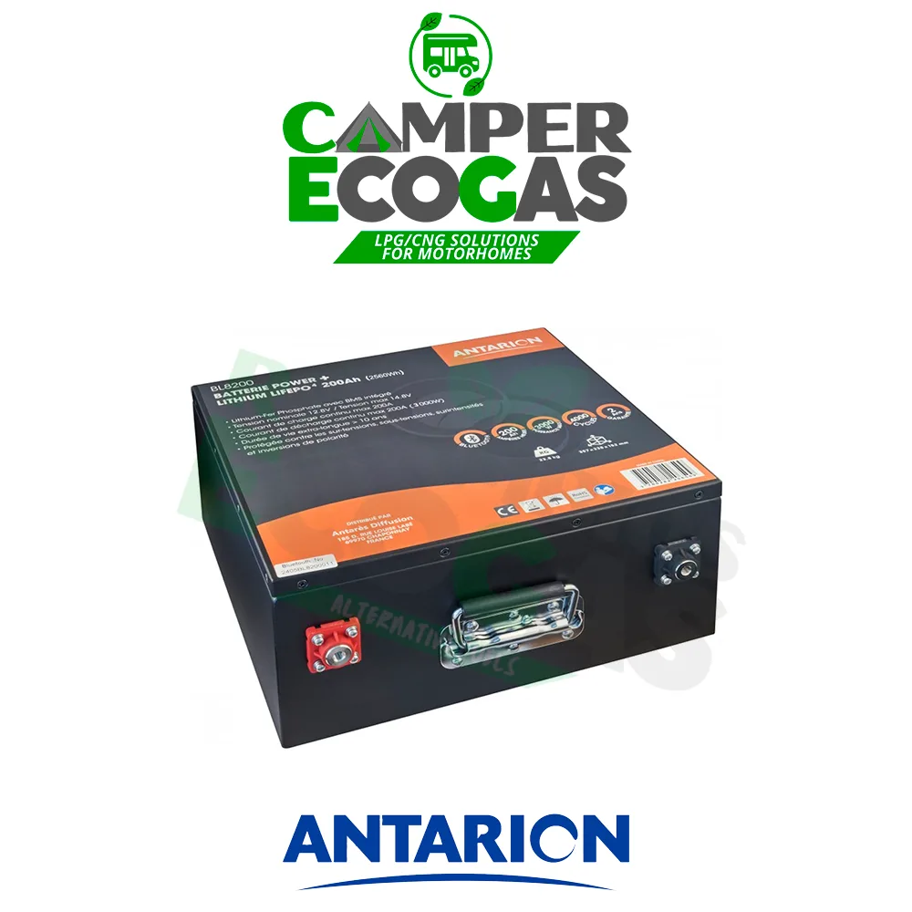 Antarion Batería de litio 210 Ah POWER + Bluetooth, SLIM