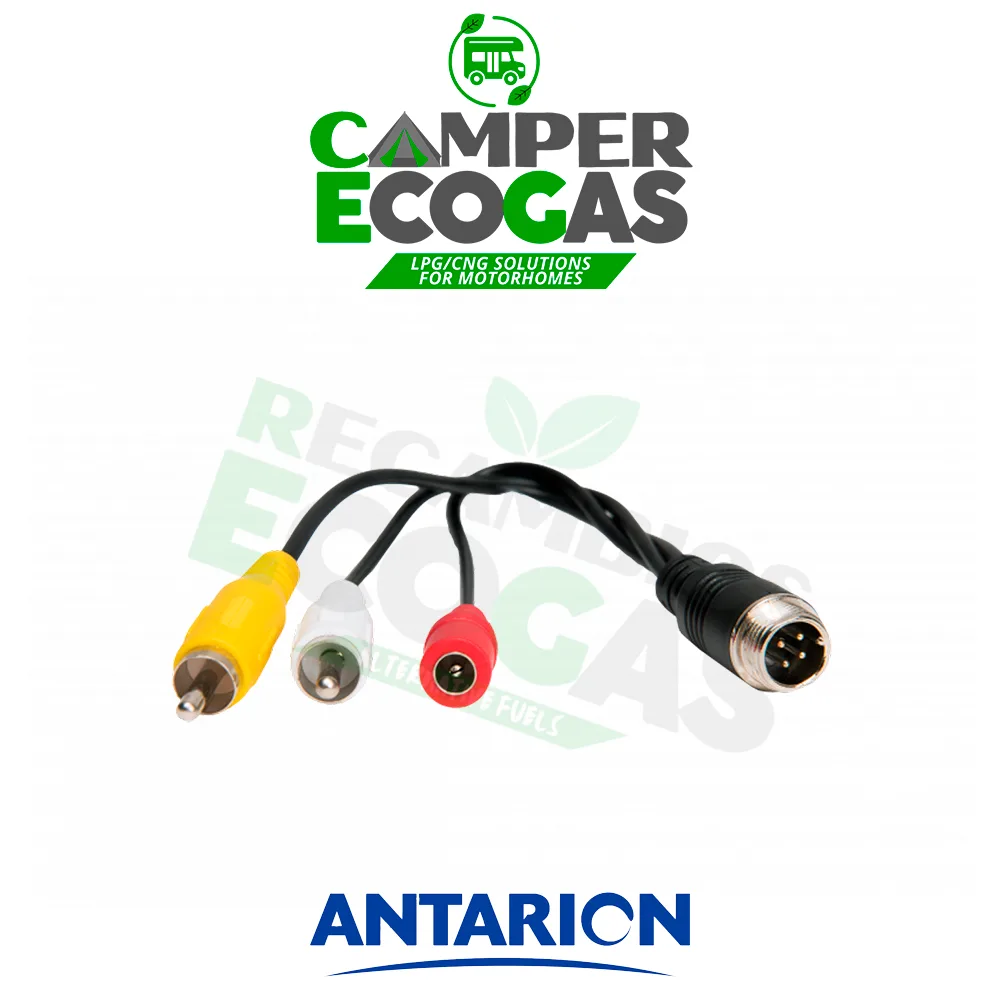 Antarion cable adaptador RCA para cámara de visión trasera