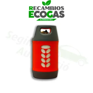 CAMPKO botella de gas compuesta de 24,4 litros con multiválvula del 80%