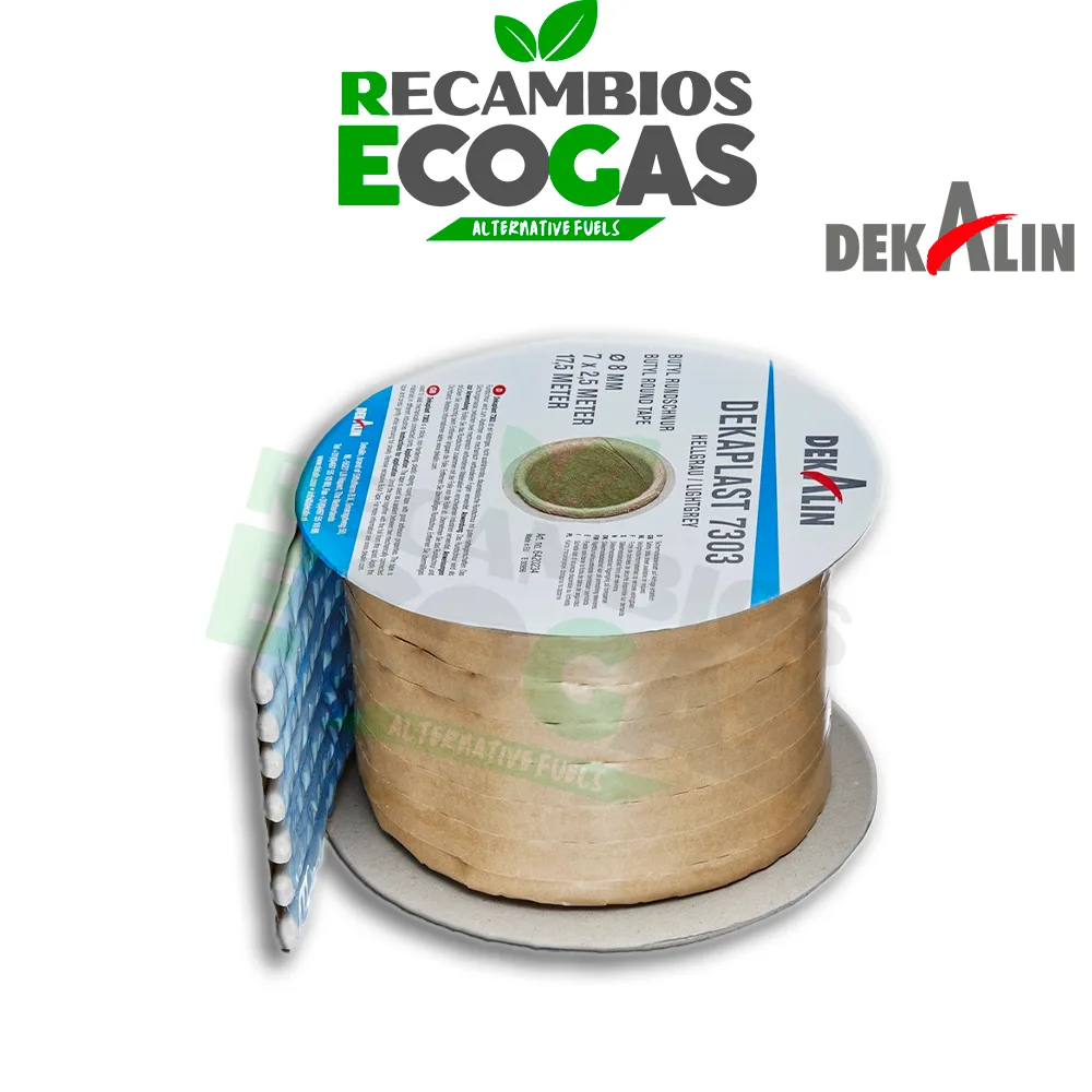 Dekalin DEKAPLAST 7303 Cinta de butilo 26 metros (20x2mm) gris