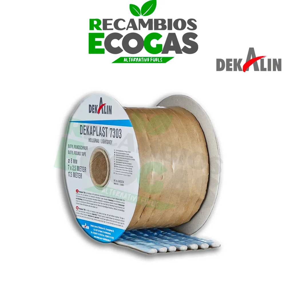 Dekalin DEKAPLAST 7303 Cinta de butilo 26 metros (20x2mm) gris
