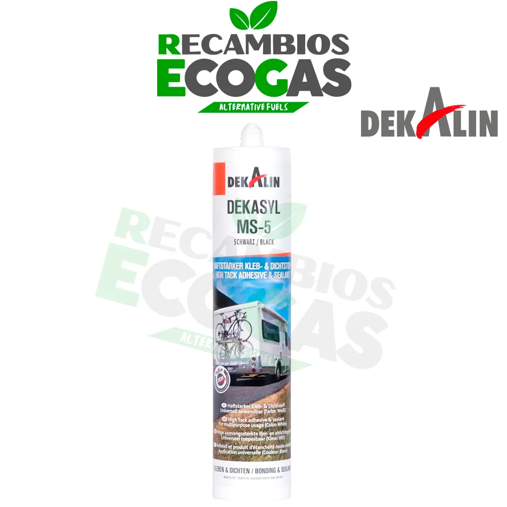 Dekalin DEKASYL MS 5 SET sellador adhesivo polimérico 290ml (negro) 2 Dekalin DEKASYL MS 5 SET sellador adhesivo polimérico 290ml (negro)