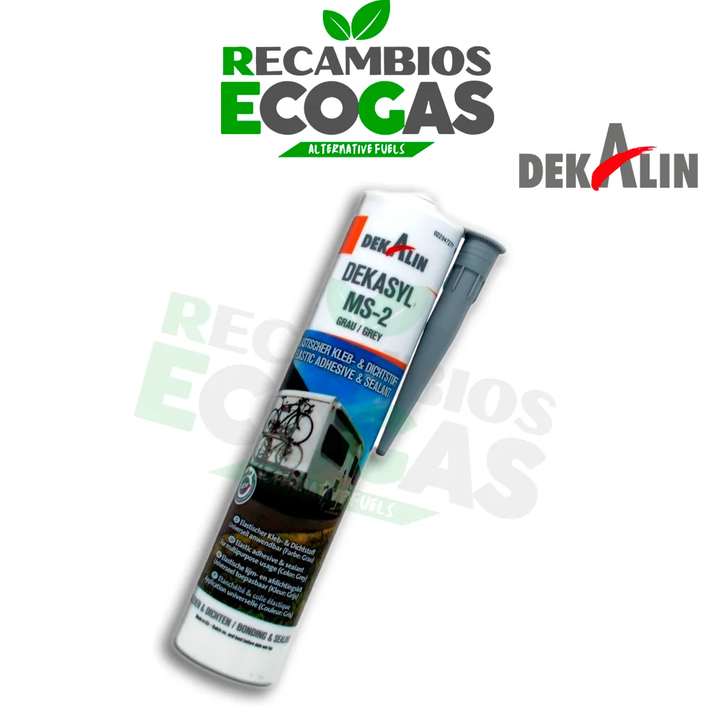 Dekalin DEKAsyl MS 2 MS- Polymer adhesive sealant 290 ml (grey) 2 Dekalin DEKAsyl MS 2 MS- Sellador adhesivo polimérico 290 ml (gris)