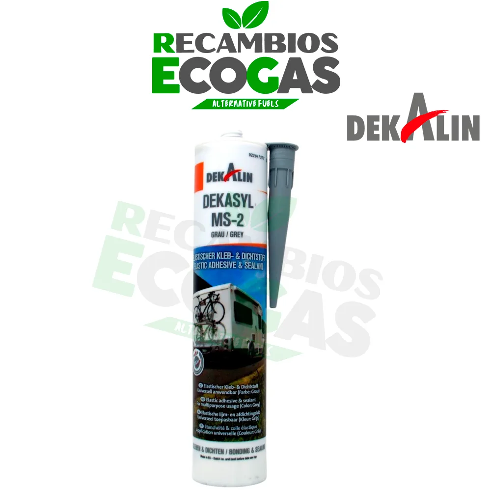 Dekalin DEKAsyl MS 2 MS- Sellador adhesivo polimérico 290 ml (negro)