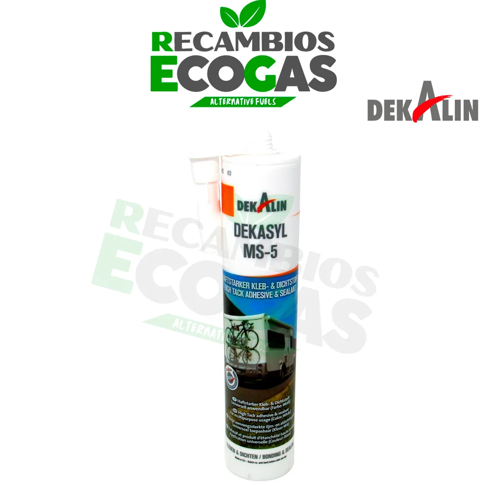 Dekalin DEKAsyl MS 5 adhesivo potente de polímero modificado de silano 290 mL (blanco)