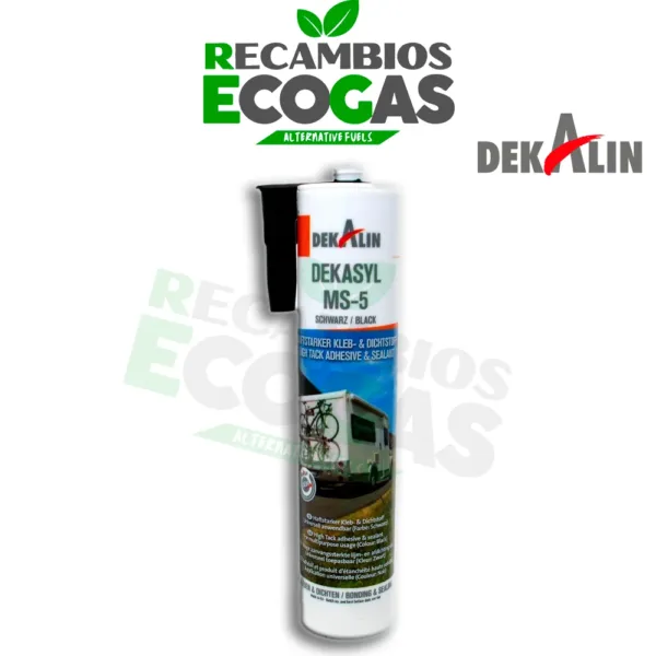 Dekalin DEKAsyl MS 5 adhesivo potente de polímero modificado de silano 290 mL (negro)