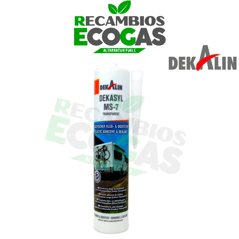 Dekalin DEKAsyl MS 7 MS- Sellador adhesivo polimérico 290 ml (transparente) 2 Dekalin DEKAsyl MS 7 MS- Sellador adhesivo polimérico 290 ml (transparente)