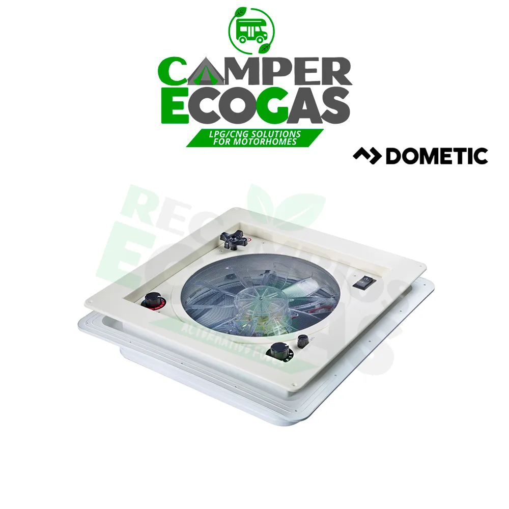 Dometic FanTastic Vent 3350 ventilación de techo con cúpula blanca 400 x 400 mm