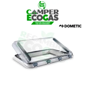 Dometic claraboya autocaravana Mini Heki S 40x40 con ventilación forzada 23-42mm