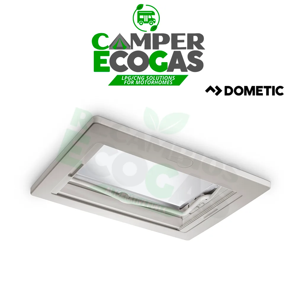 Dometic Midi Heki Style claraboya con manivela blanco sin ventilación forzada 700 x 500 mm