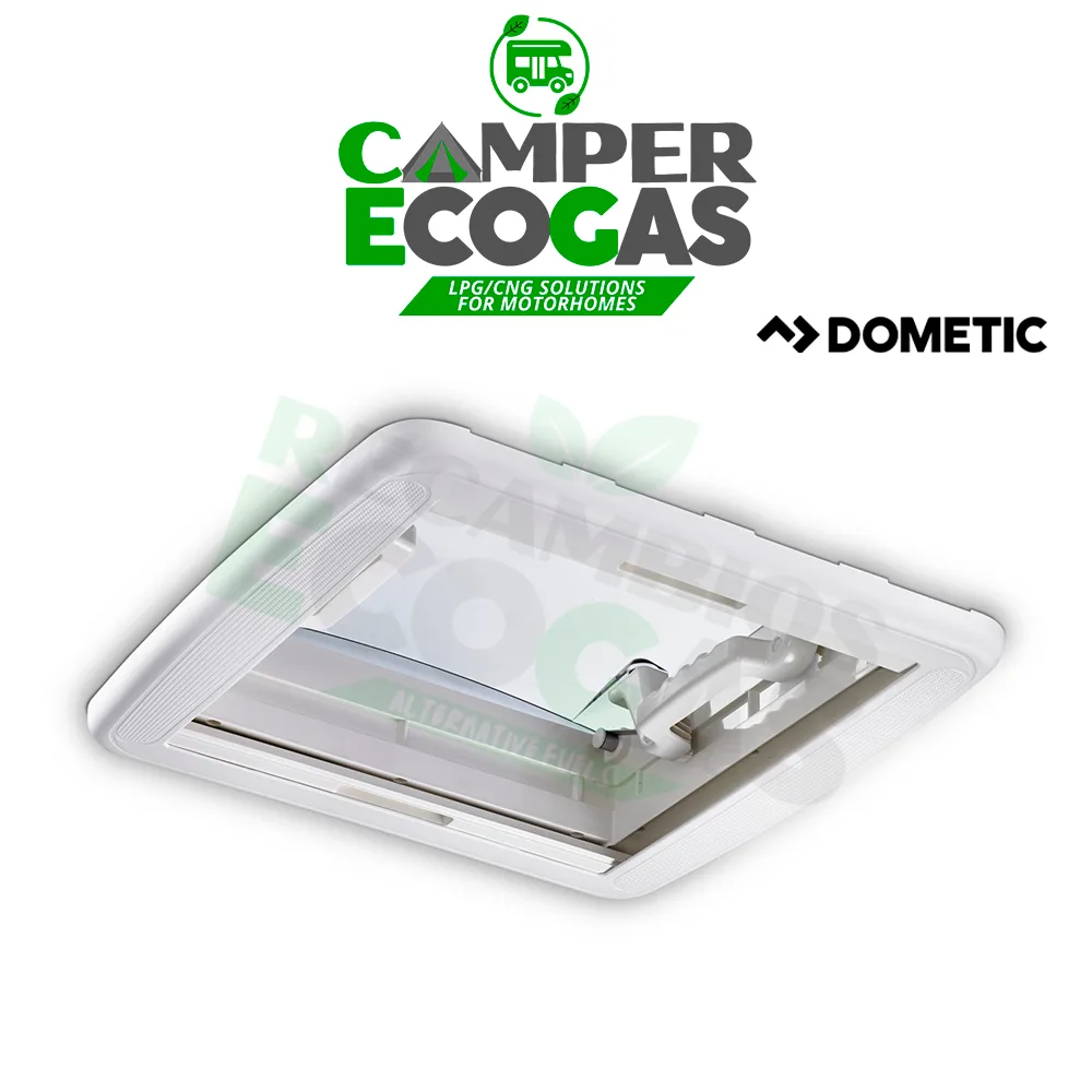 Dometic claraboya autocaravana Mini Heki S 40x40 con ventilación forzada 23-42mm