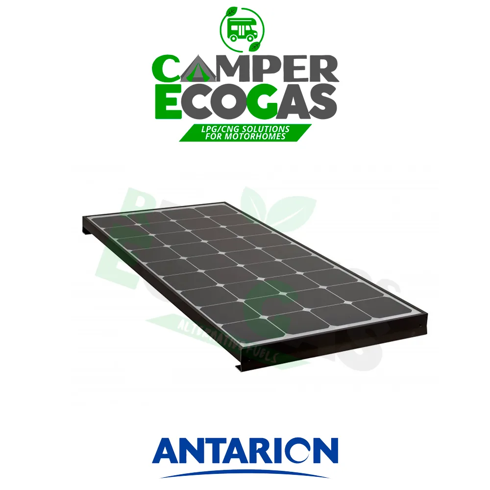 220W Panel solar booster negro para autocaravanas, camper, rv