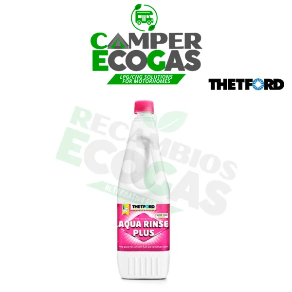 Thetford Aqua Rinse Plus Botella de 1,5 L - RUS-HU-BU