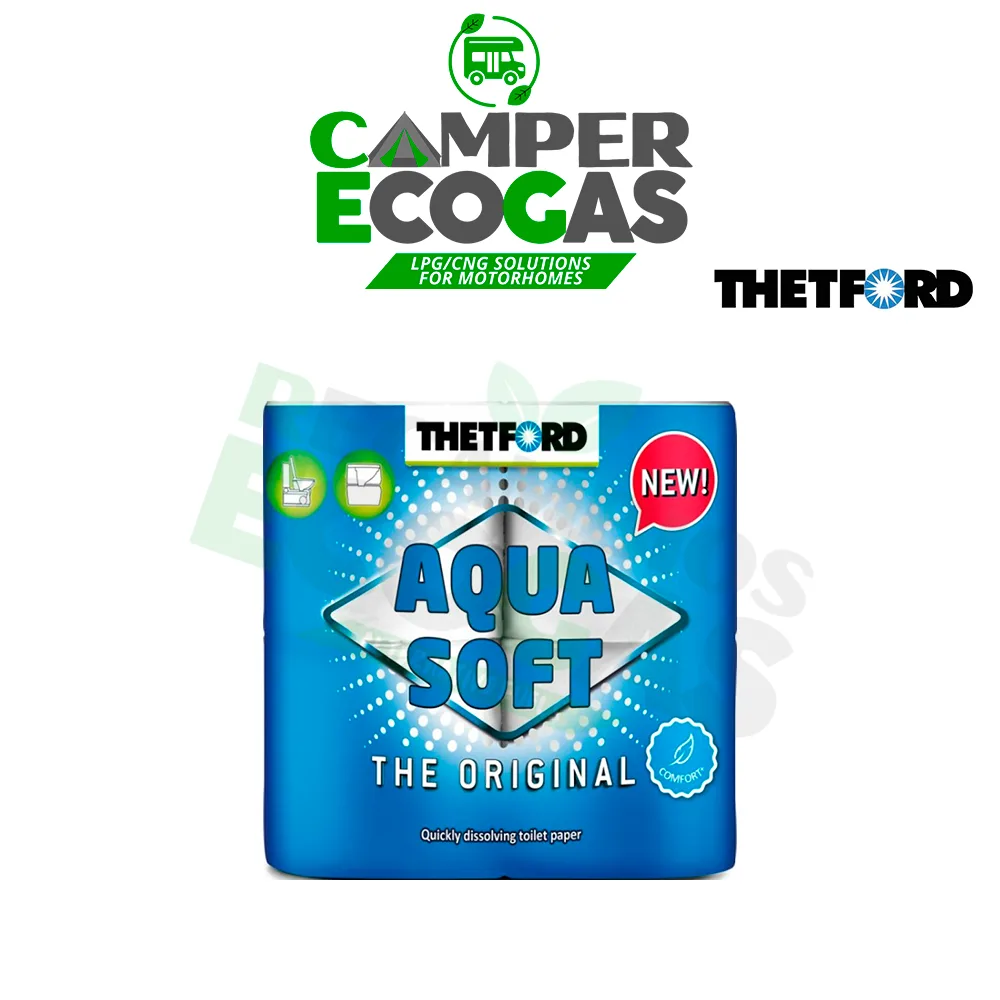 Thetford Aqua Soft Papel Higiénico - Paquete de 4