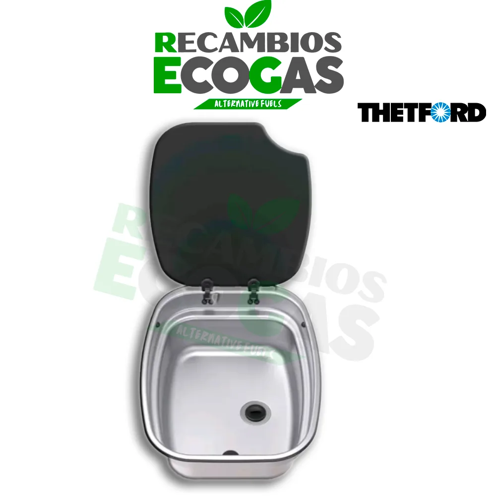 Thetford Argent Cuenca Acero inoxidable