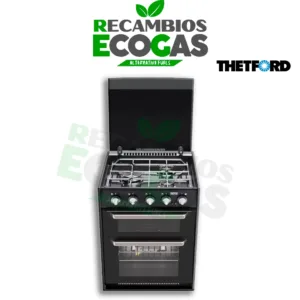Thetford CAPRICE 3 Quemadores Grill y Horno - Todo gas Dometic Placa de 3 fuegos PI8063M