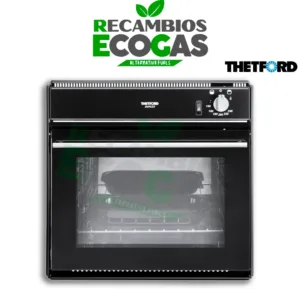 Thetford Duplex Horno y Grill 12V Thetford Cocina Cooker Cristal Negro