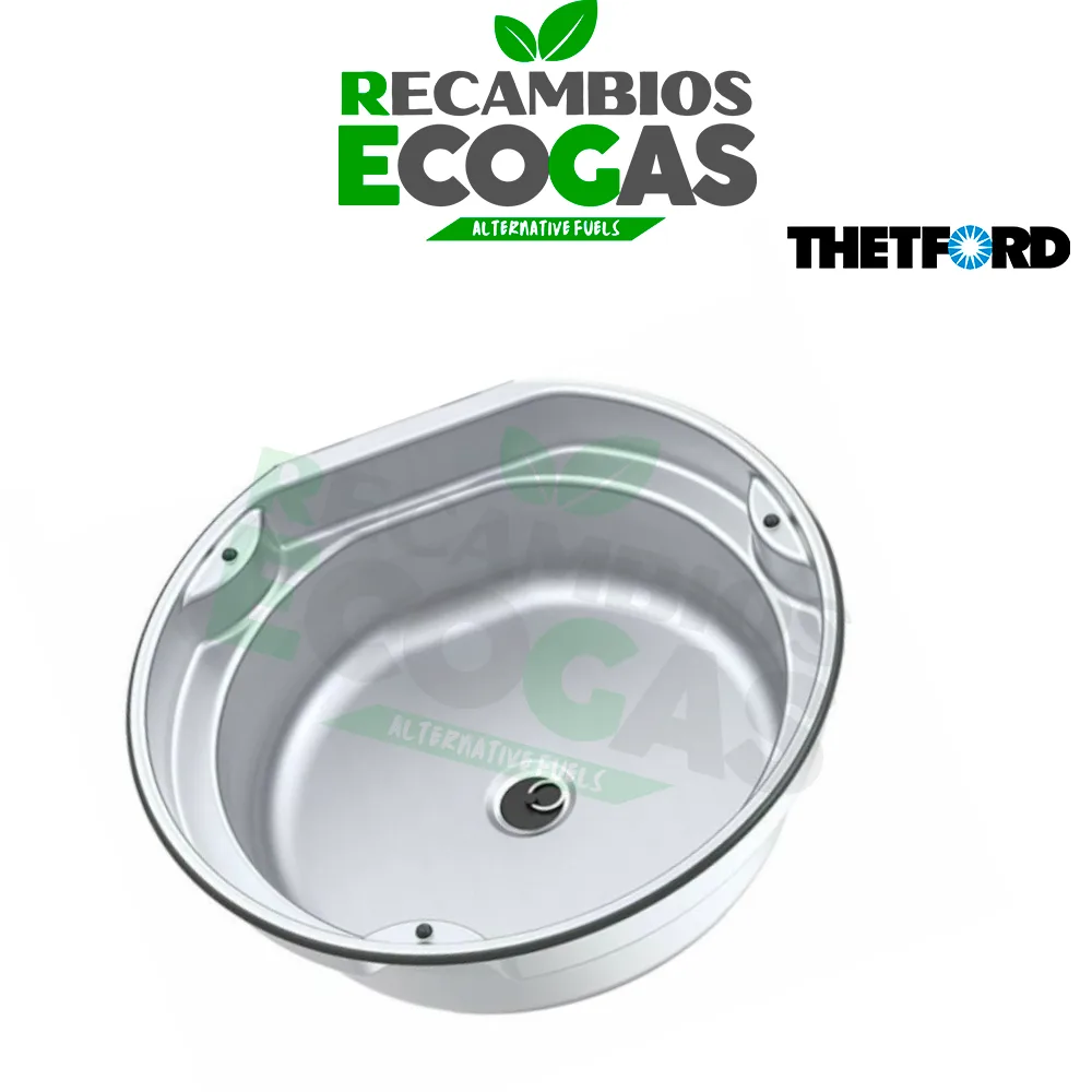 Thetford Fregadero de acero inoxidable Serie 30 - 1kg 1 Thetford Fregadero de acero inoxidable Serie 30 - 1kg