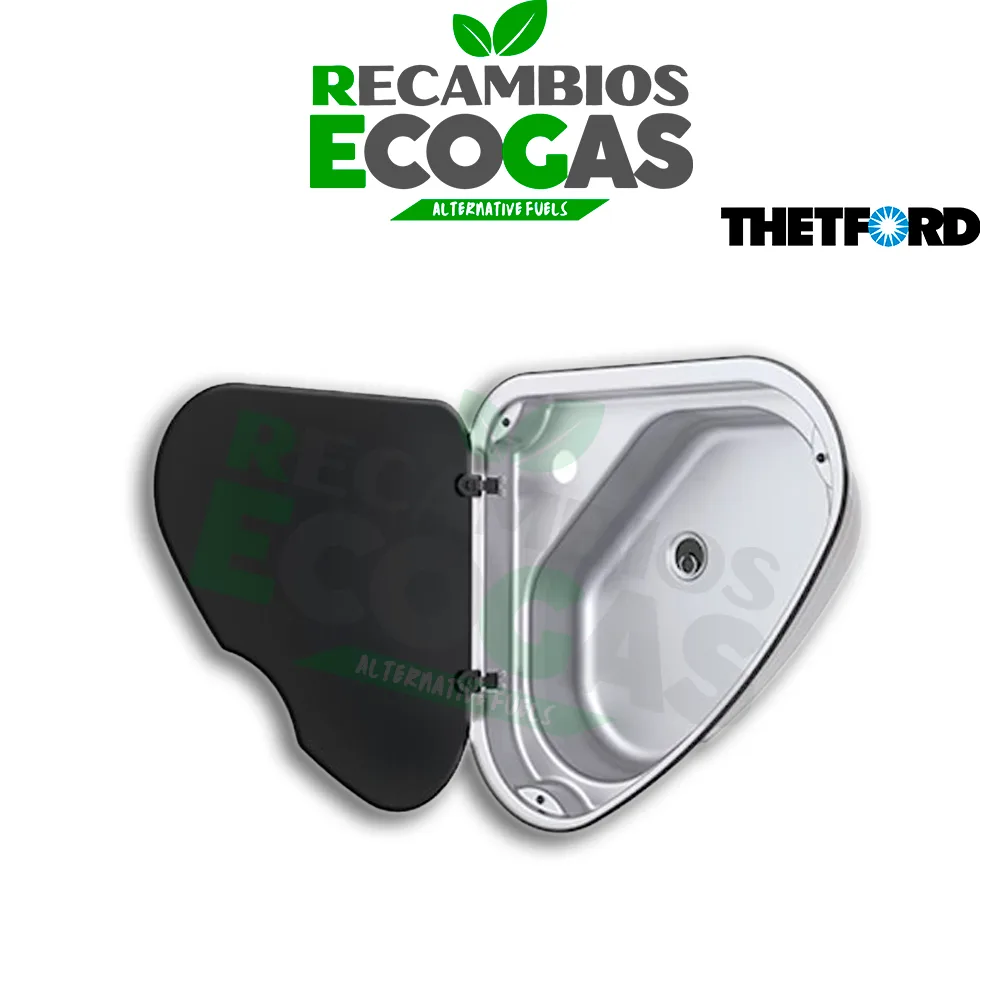 Thetford Fregadero de acero inoxidable Serie 33 - Derecha sin caño de grifo