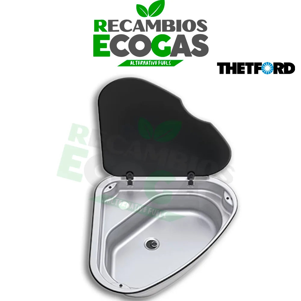 Thetford Fregadero de acero inoxidable Serie 33 - Izquierda sin caño de grifo