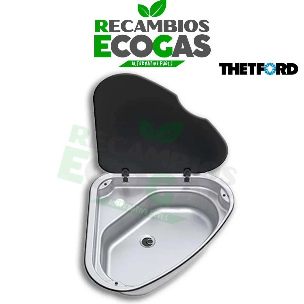 Thetford Fregadero de acero inoxidable Serie 33 - Izquierda