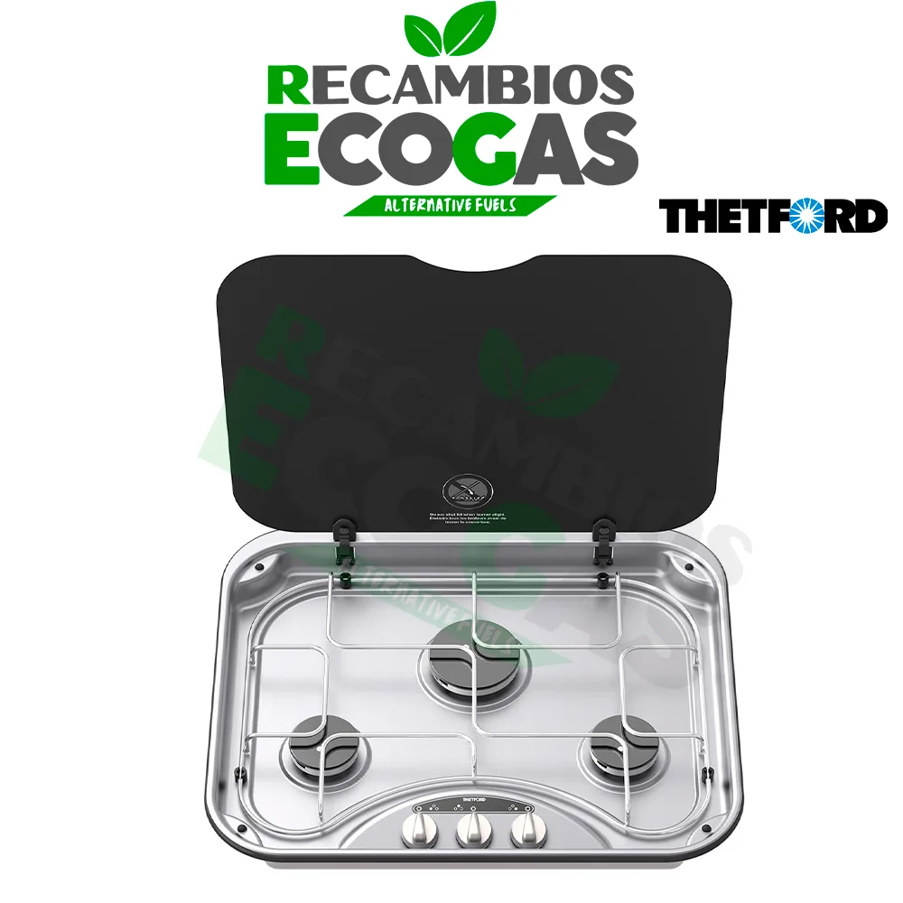 Thetford Placa de cocción Serie 345 3B Rapid 12V AM, con cable