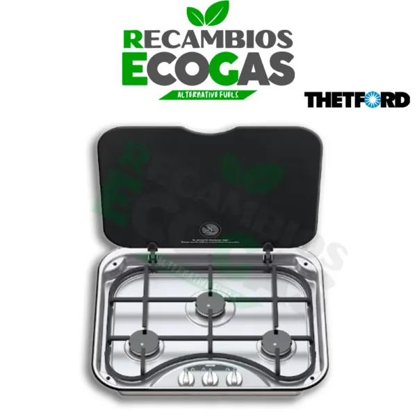 Thetford Placa de cocción Serie 345 3B Rapid 12V AM, con cable