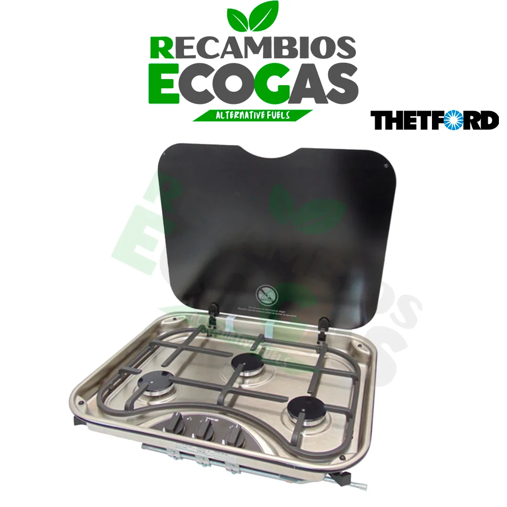 Thetford Placa de cocción Serie 345 3B Rapid 12V AM, hierro fundido 2 Thetford Placa de cocción Serie 345 3B Rapid 12V AM, hierro fundido