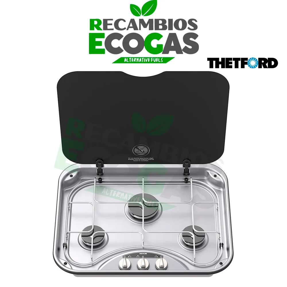 Thetford Placa de cocción Serie 345 - Hierro fundido 2 Thetford Placa de cocción Serie 345 - Hierro fundido