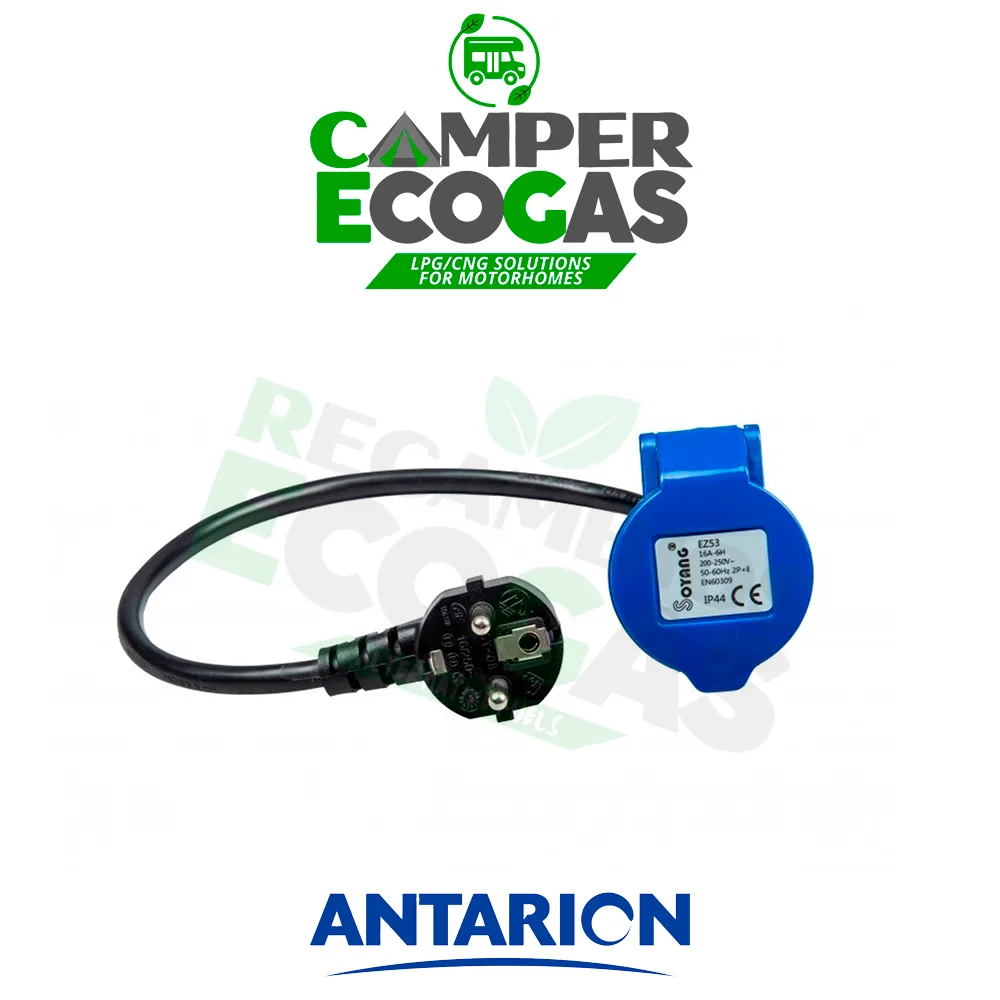 Toma de adaptador P17 cable de prolongación -> toma de 230 V