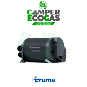 Truma Combi D4 E iNet X Panel, calentador diesel/eléctrico con caldera de agua caliente