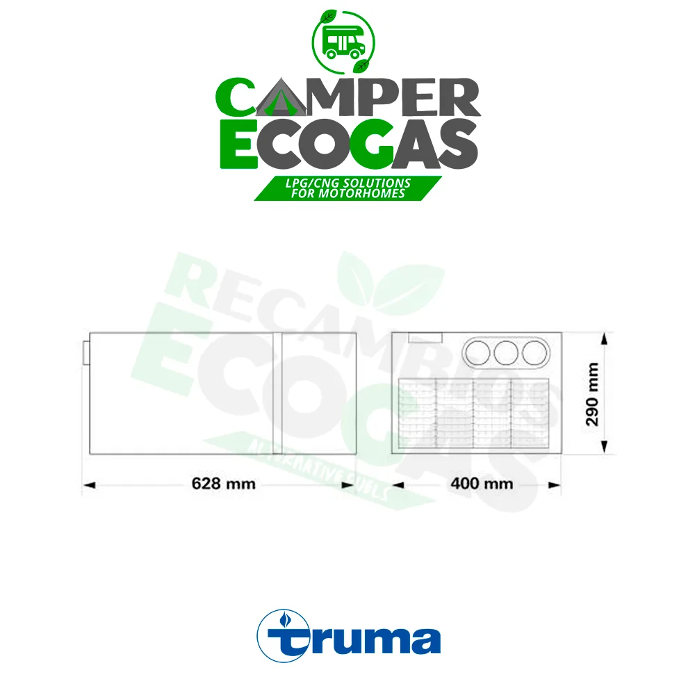 Truma Saphir Comfort RC caja de almacenamiento de aire acondicionado