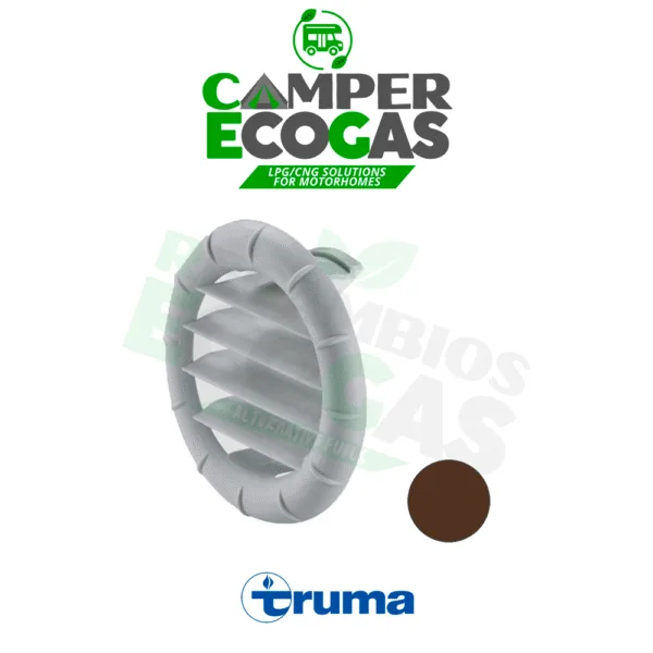 Truma-fijación-de-lamas-para-pieza-final-EN-O-para-distribución-de-aire-caliente-o-frío,-marrón Truma fijación de lamas para pieza final EN-O para distribución de aire caliente o frío, marrón