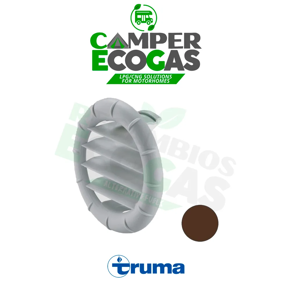 Truma-fijación-de-lamas-para-pieza-final-EN-O-para-distribución-de-aire-caliente-o-frío,-marrón Truma fijación de lamas para pieza final EN-O para distribución de aire caliente o frío, marrón