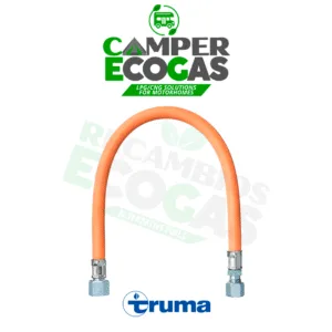 Truma-manguera-de-gas-de-goma-(presión-media)-1-4-LH-x-M14x1,5-(8-mm)---400-mm Manguera de goma GOK para gas (presión media) 2 x 1/4-LH