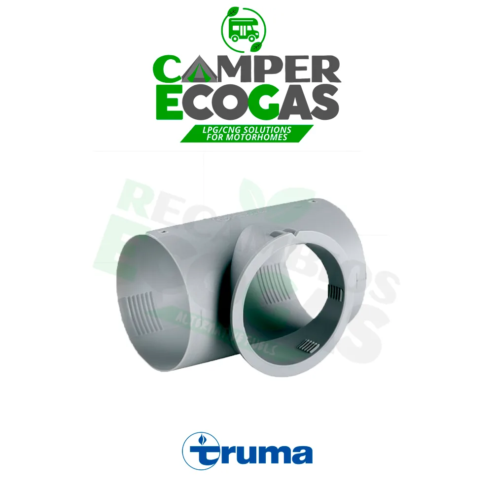 Truma tubo de distribución de aire VR 72, pieza en T, gris