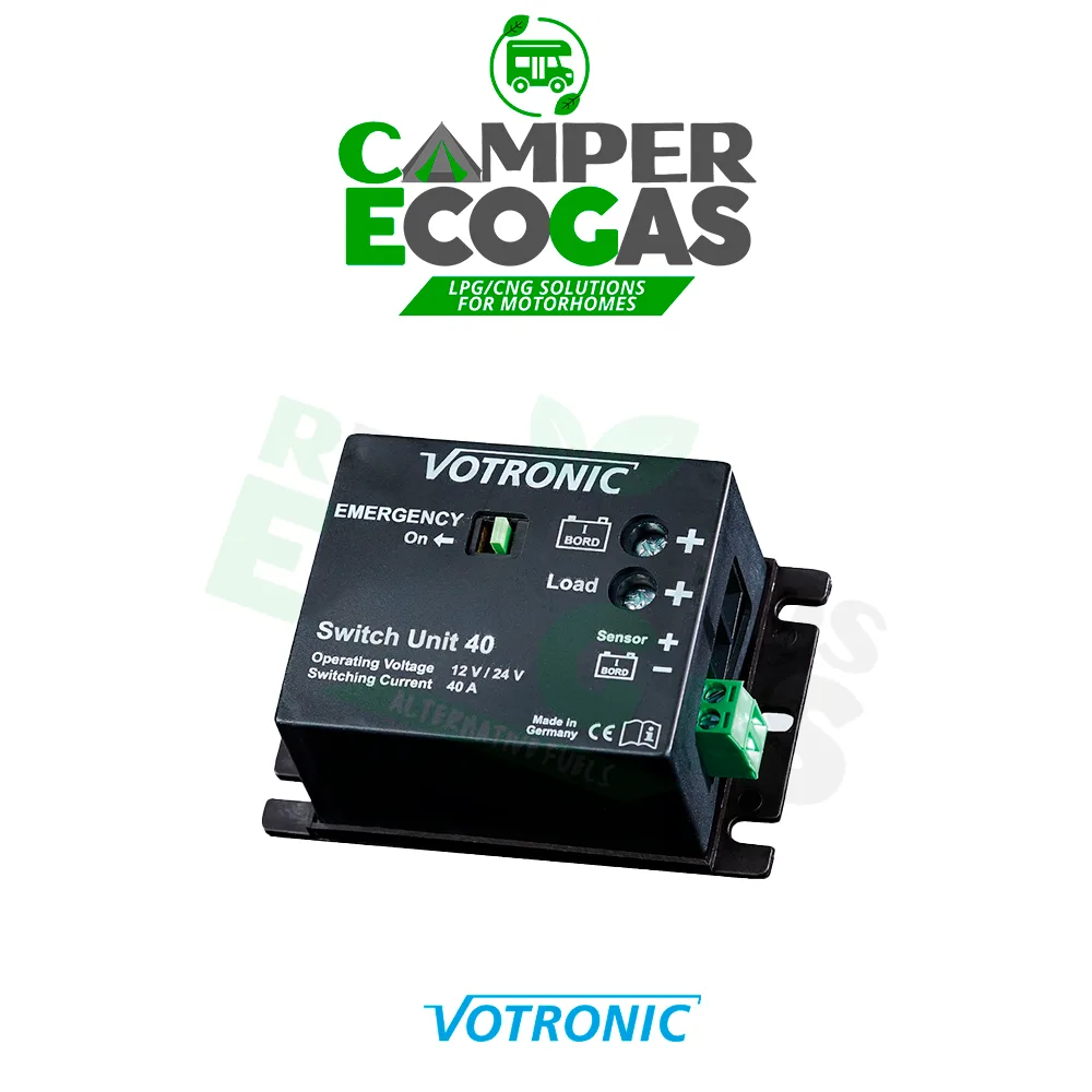 Votronic Interruptor principal de la batería, Switch Unit 40 A 12/ 24 V
