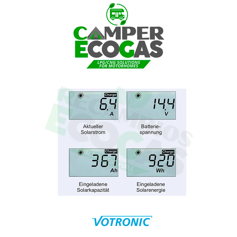 Votronic Ordenador solar LCD S