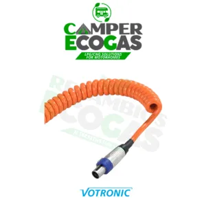 Votronic-cable-de-carga-en-espiral-5-m,-altamente-flexible-con-enchufe-de-carga-(nº-2331) Control remoto Votronic S para cargador automático