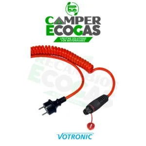 Votronic-cable-de-conexión-en-espiral-230-V GOK Caramatic SafeDrive 30mbar 1,5 kg/h G.1 Ital.A x RVS10/8 SV
