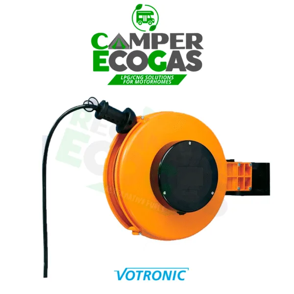Votronic carrete de cable automático 5 m (máx. 16 A de corriente de carga o 2200 W)