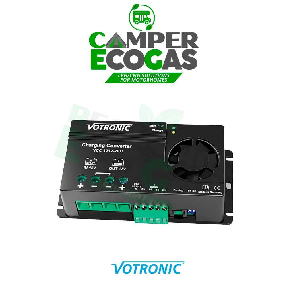 Votronic convertidor rápido de batería, cargador de batería a batería B2B - VCC 1212-20 C