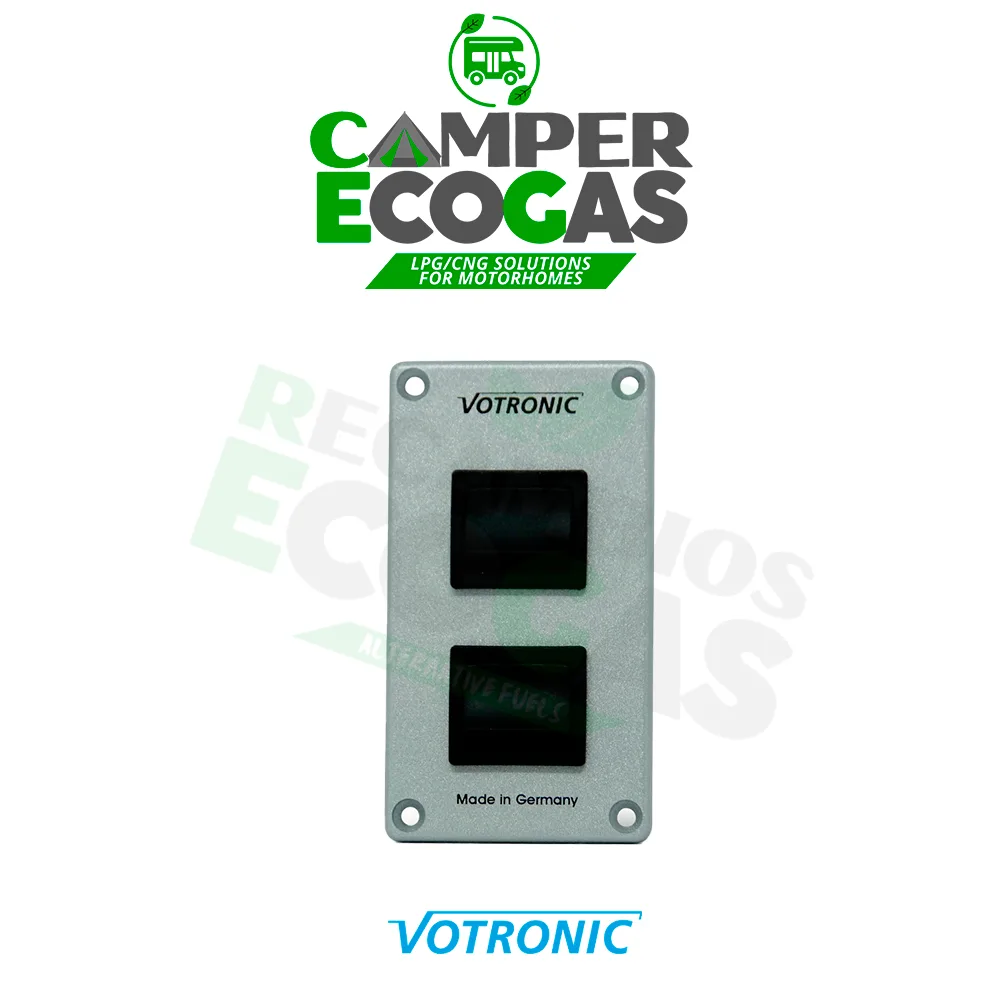 Votronic panel de interruptores 2 x 16 A S