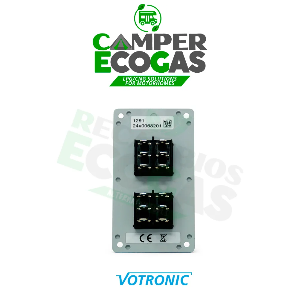Votronic panel de interruptores 2 x 16 A S