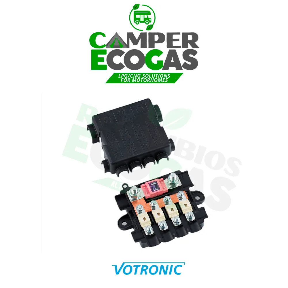 Votronic portafusibles de alta carga 5 pliegues con tapa