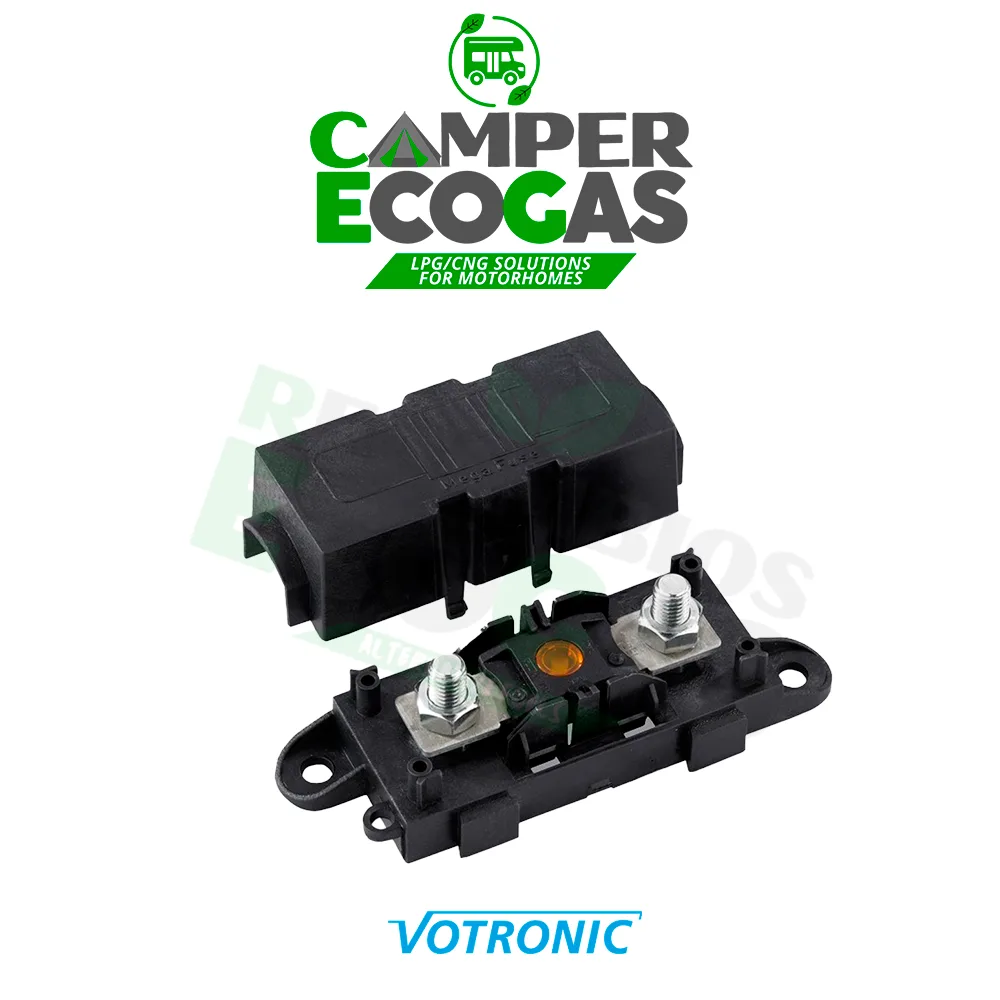 Votronic portafusibles de alta corriente con tapa para fusibles de alta corriente