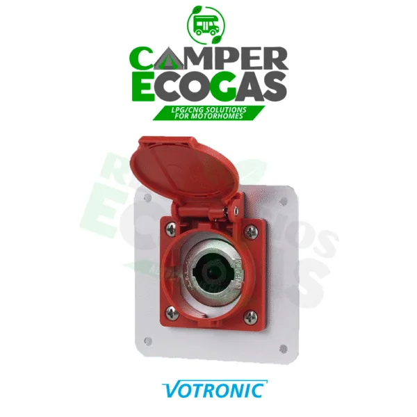 Votronic toma de carga con tapa abatible