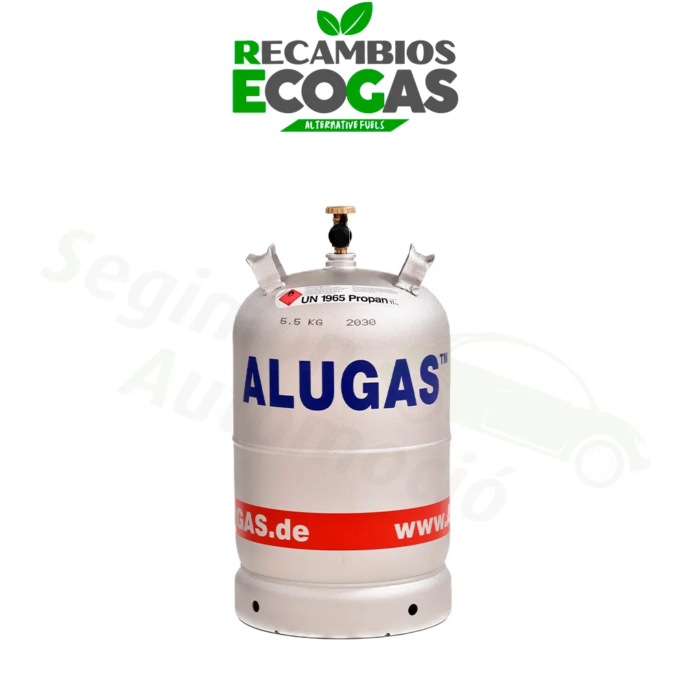 ALUGAS Bombona de aluminio de 11 kg (sin llenado)