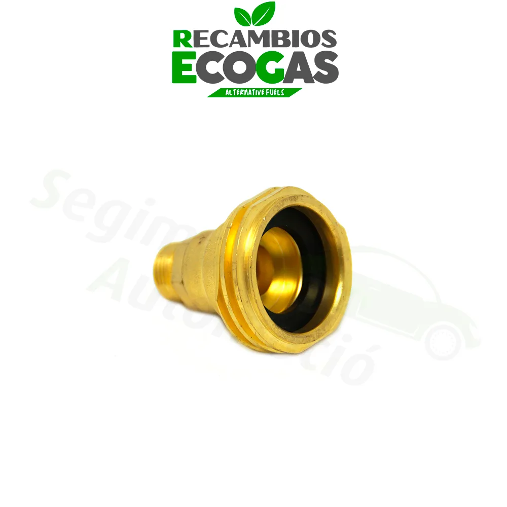 Adaptador de boquilla de suministro ACME con conexión para válvula de llenado en depósito de gas combustible de 4 agujeros